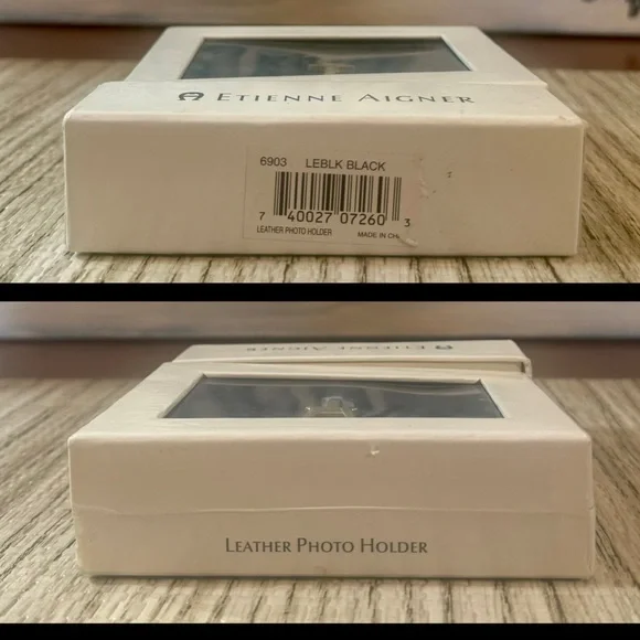 Vintage Etienne Aigner black leather photo book/Wallet - Picture 6 of 9